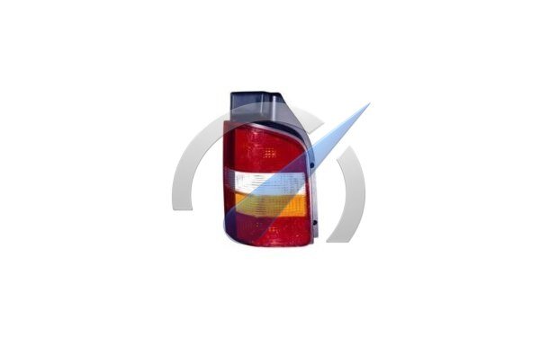 T5 Rear light left without electric part 2 doors orange turn signal