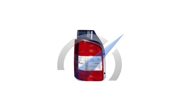 T5 Rear light left without electric part 2 doors white turn signal
