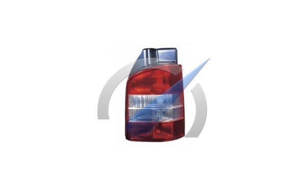 T5 Rear light right without electric part 2 doors smoked