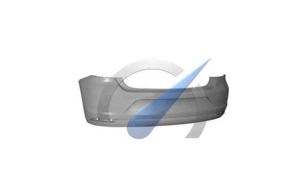 Rear bumper suitable for Polo 6C 2014-2017