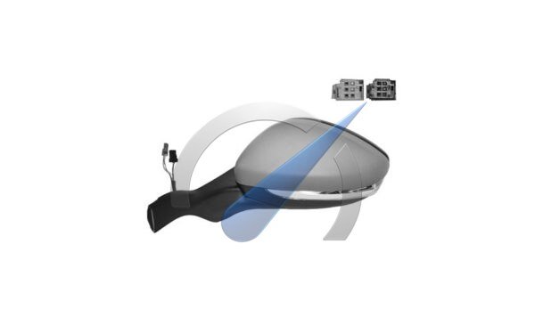 P208 Electric side mirror fully heated left primer
