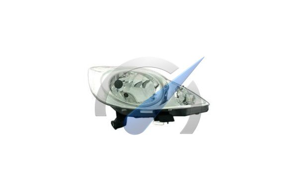 P107 Koplamp rechts H4 voor elekt. regel.
