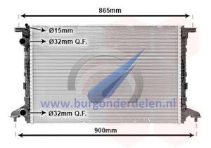 A4 Radiator 1.4 TFSi / 2.0 TFSi / 2.0 TDi