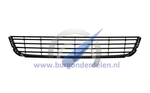 Grill onder zwart met chroom lijst highline geschikt voor Golf 6 2008-2012