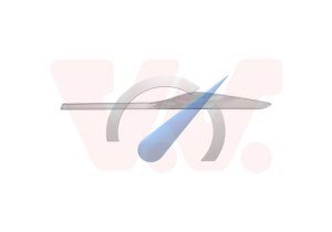 Clio Chromen lijst op linker achterdeur