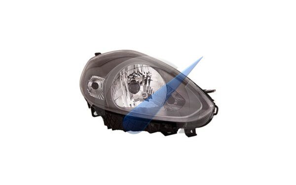 Punto Evo Abarth Headlight right black H4 with electric motor