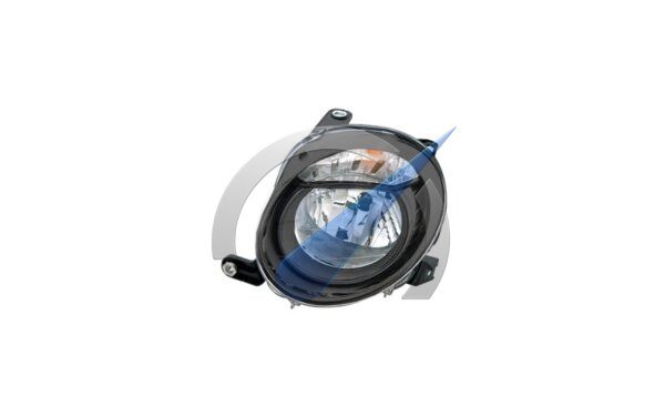 F500 Headlight left black with electric motor