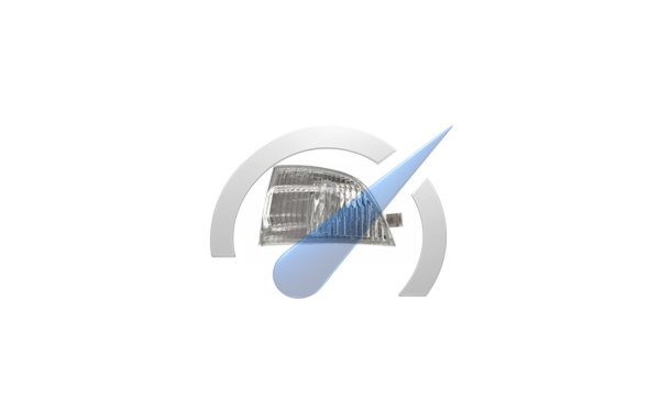 Feu latéral blanc intégré au rétroviseur droit pour Ford Focus 2004-2008