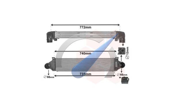 Intercooler ST para Focus 2011-2014