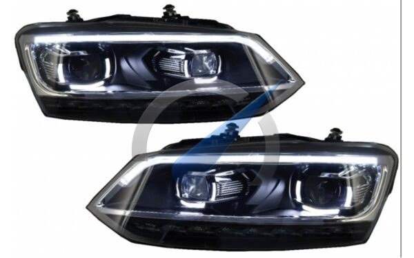 Dynamisches LED-Scheinwerferset mit Show-Start, passend für Polo 6R 6C 2009-2017