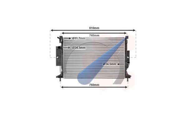 Focus 2014-2018 Radiator bensin diesel 1.5 EcoBoost 2.0 TDCi