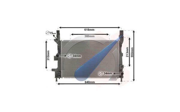 Focus 2014-2018 Radiator diesel 1.5 TDCi AT