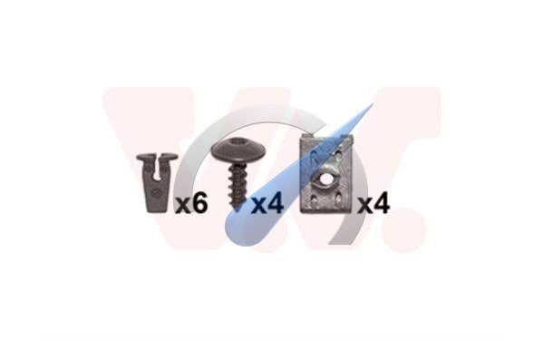 Front fender mounting set suitable for Golf 5 2003-2009