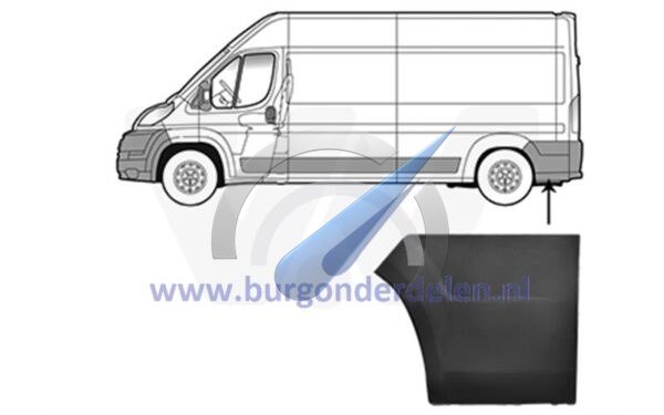 Ducato Sierlijst links achter