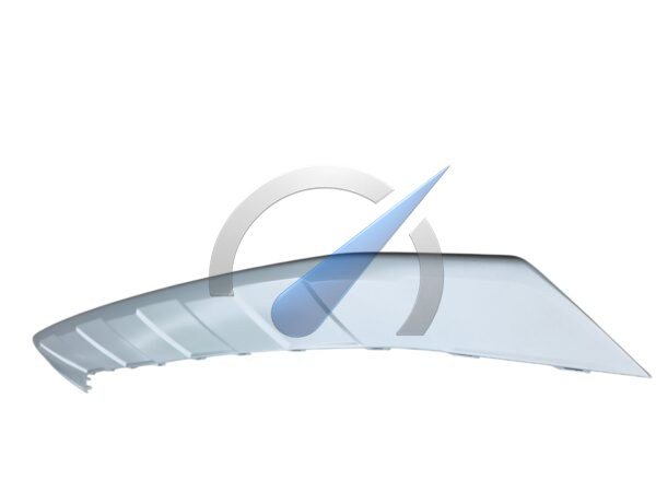Silver front bumper spoiler suitable for T-ROC 2017-2022