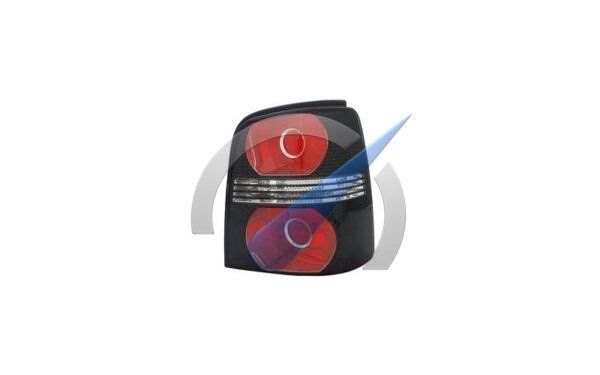 Piloto trasero derecho sin componentes eléctricos, de color negro, apto para Touran Cross.