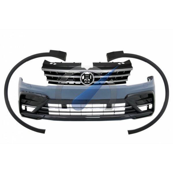 Front bumper set suitable for Tiguan 2016-2021 R-line