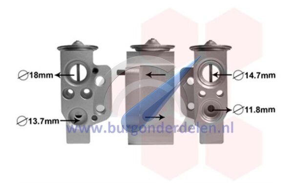 Expansion valve suitable for Golf 5 6 Caddy Tiguan Passat Touran A3