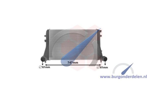 Intercooler connecties 60 mm geschikt voor Golf 6 2009-2012