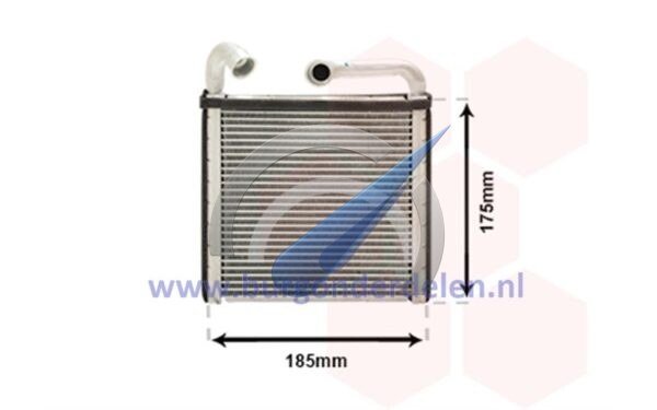 Heater core Denso type suitable for Golf 7 7.5, Tiguan, Touran, Passat, A3