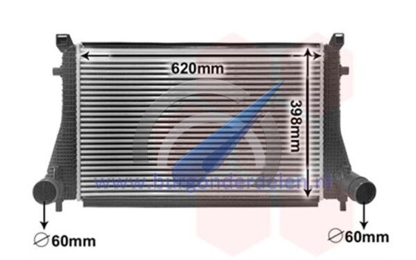 Intercooler suitable for Golf 7/Passat/Tiguan/T-Roc/Leon/A3/