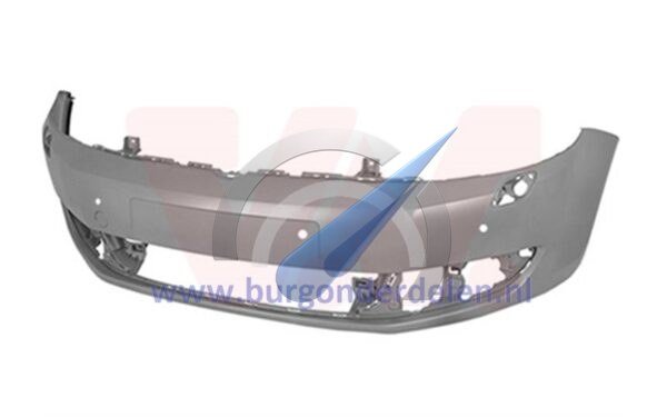 Front bumper in primer with PDC and headlight washer holes suitable for Golf Plus 2005-2009