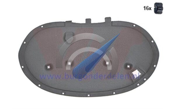 Hood sound insulation suitable for Passat