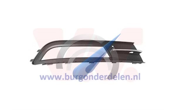 Right open high fog light grille + comfortline with chrome trim suitable for Passat