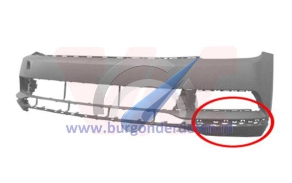 Front bumper in primer highline PDC option suitable for Passat