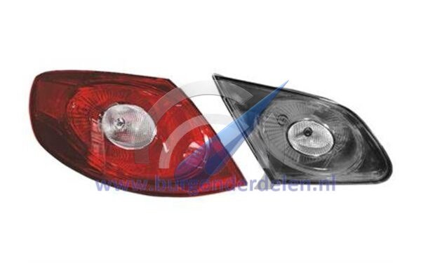 Left taillight without external electrical part suitable for Passat