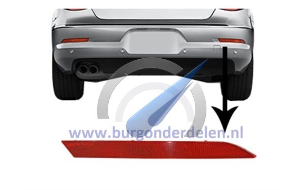 Right reflector suitable for Passat