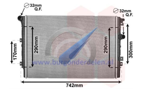 Radiator suitable for Tiguan HD BWK CAVA CTHA
