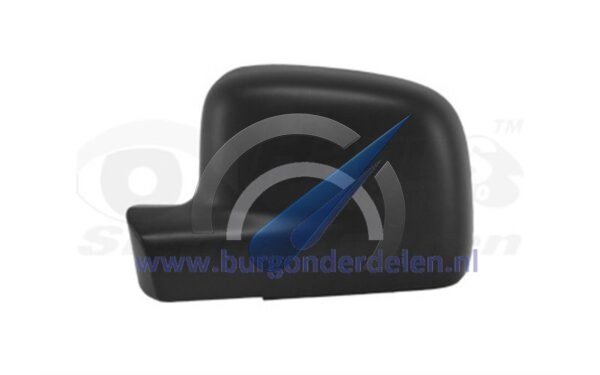 Außenspiegelabdeckung links für Caddy T5, schwarzes Rückteil, passend für Caddy T5