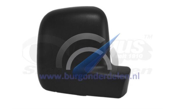 Caddy T5 Außenspiegelabdeckung rechts, schwarzes Rückteil, passend für Caddy T5