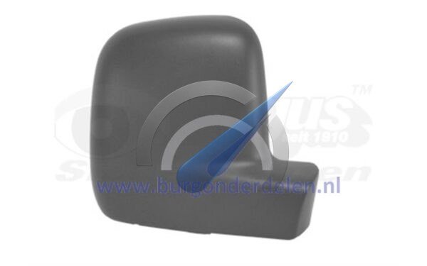Caddy T5 Abdeckung für rechten Außenspiegel, grundiertes Hinterteil passend für Caddy T5
