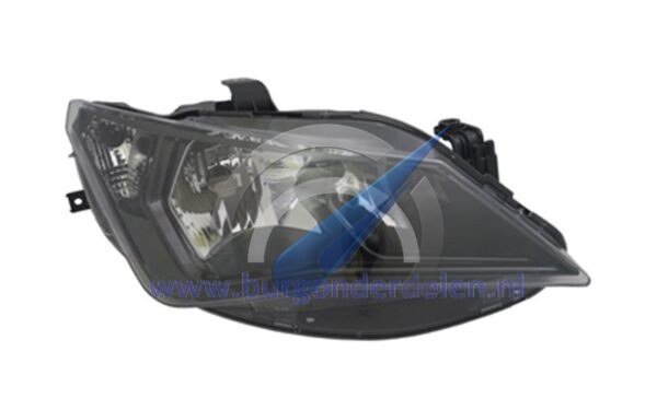 Ibiza jusqu'à 7/2015 Phare double droit H7 + H7 FR noir pour réglage électrique.