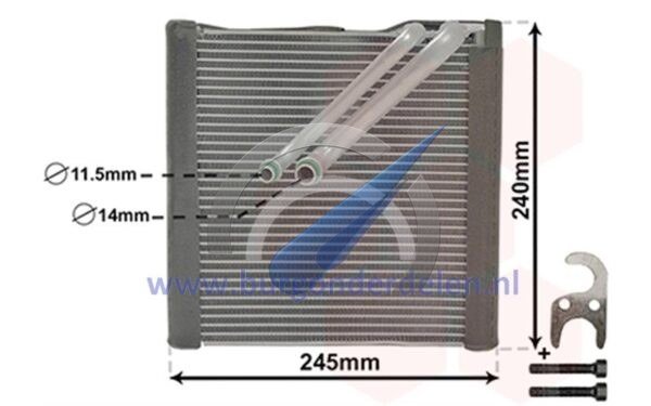 Denso type AC evaporator suitable for Caddy
