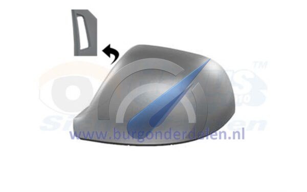 T6 Left door mirror cover primer side assist