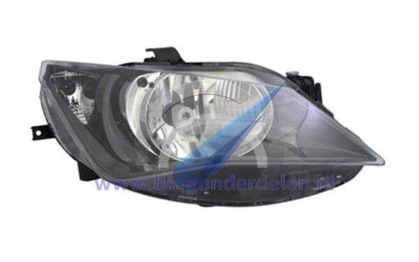 Ibiza until 7/2015 Headlight right H4 with electric motor