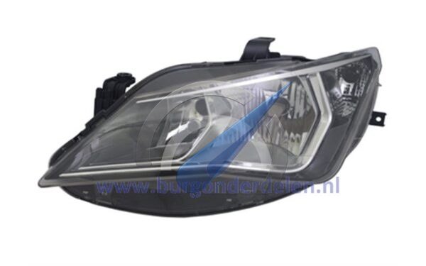 Ibiza until 7/2015 Double headlight left H7 + H7 chrome front electric control