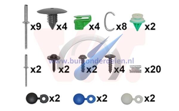 Twingo Front Bumper Mounting Kit