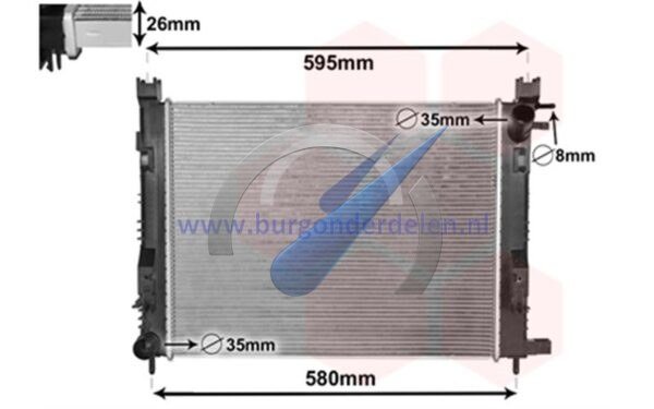Clio Radiator bensin diesel RS HD