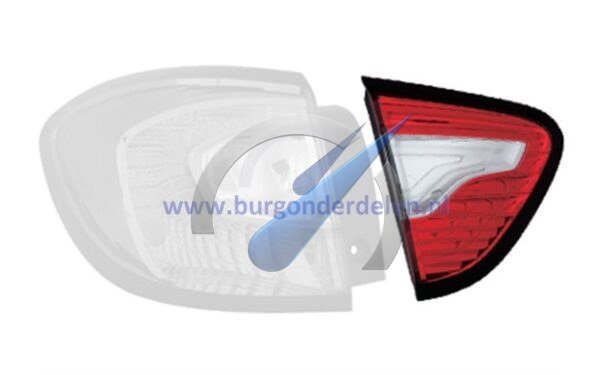 Captur until 2017 Left inner taillight