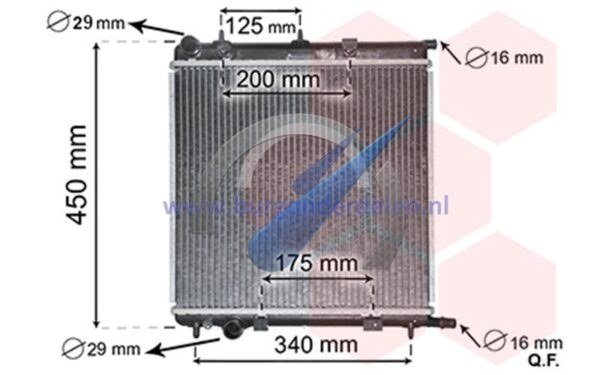 P207 Radiator gasoline