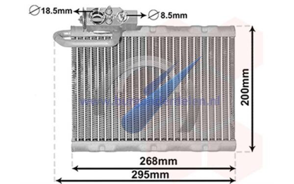 P207 Air conditioning evaporator