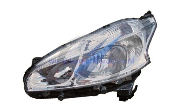 P208 Headlight left H7 + H7 with electric motor