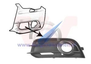 A1 Left fog lamp cover open