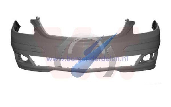B W245 up to 2008 Front bumper with provision for headlight washer holes