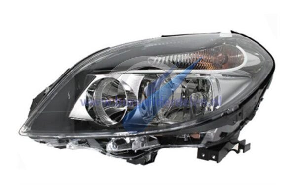 B W246 tot 10/2014 Dubbele koplamp voor links H7+H7 met el.motor