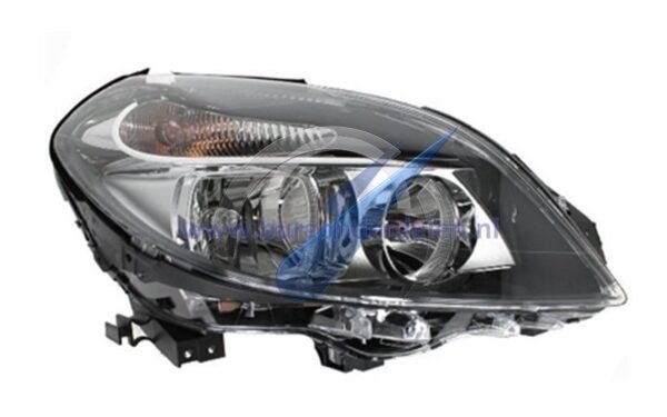 B W246 tot 10/2014 Dubbele koplamp voor rechts H7+H7 met el.motor